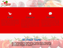 Tablet Screenshot of jgproduce.com